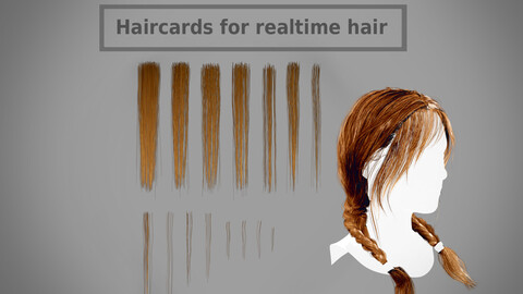 Haircards for realtime hair
