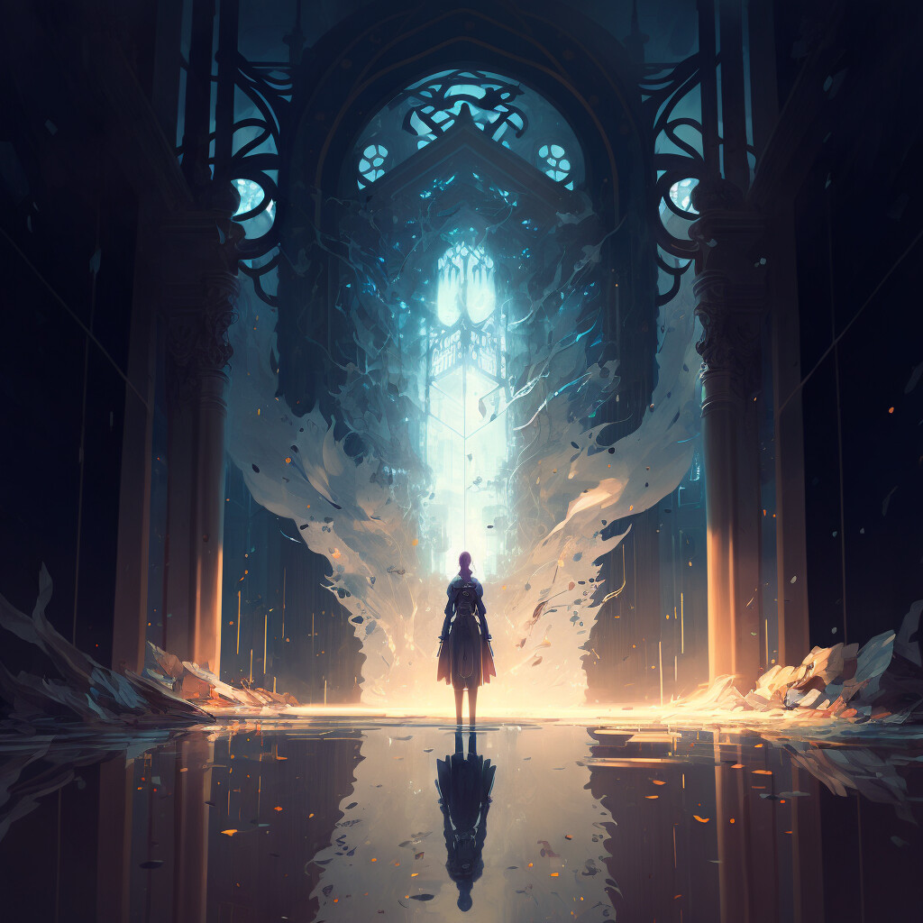 ArtStation - Shattered Reflections: Trapped in a cycle of falls 3 ...