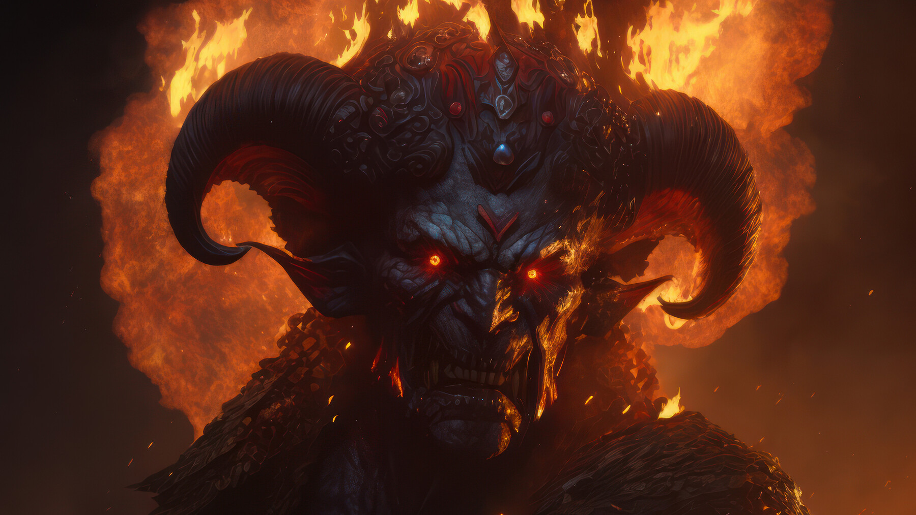 ArtStation - 100+ Epic Fire Demons (+ Fire FX) | Artworks