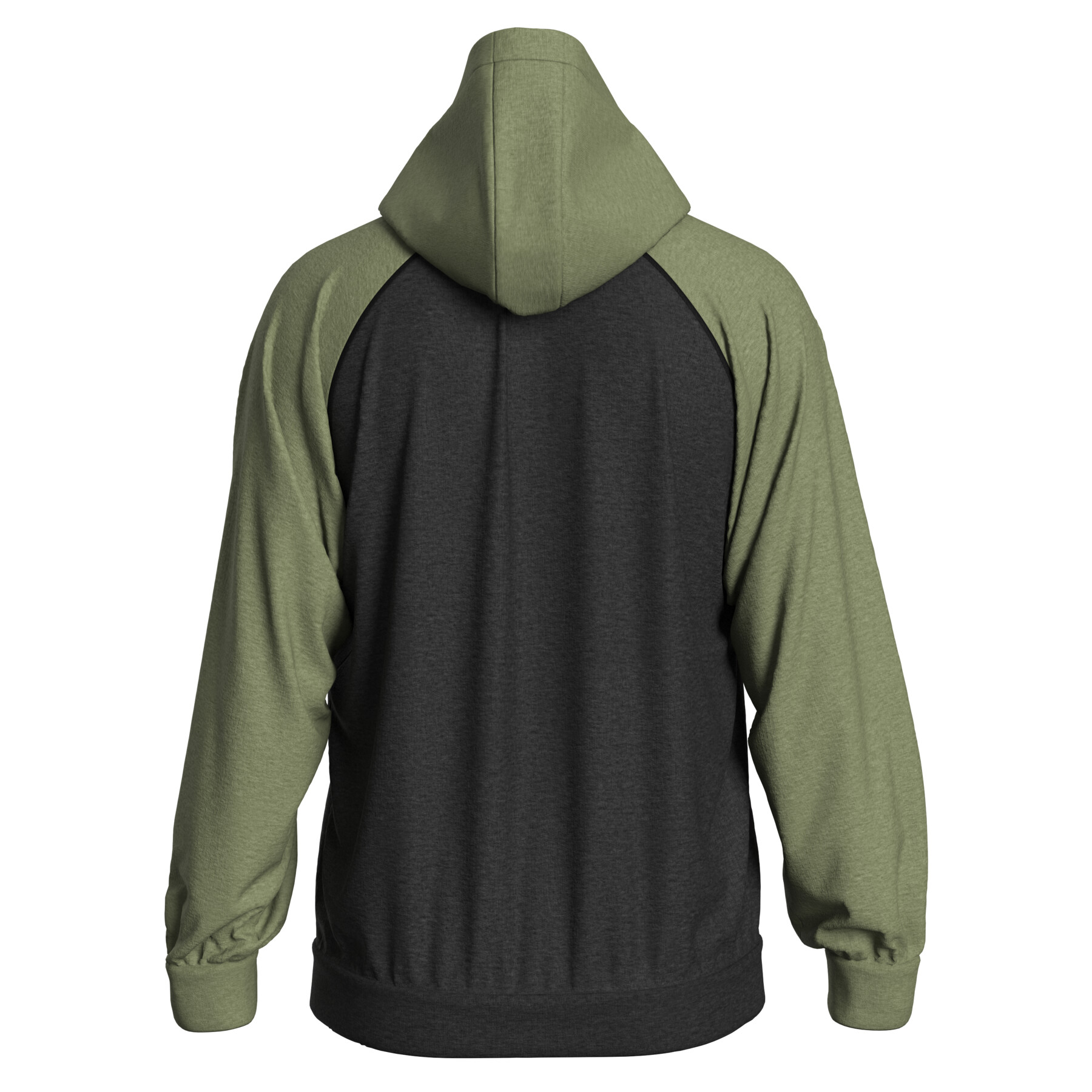 ArtStation Mens Raglan ZipUp Hoodie, marvelous designer,clo3d