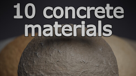 10 Concrete Materials