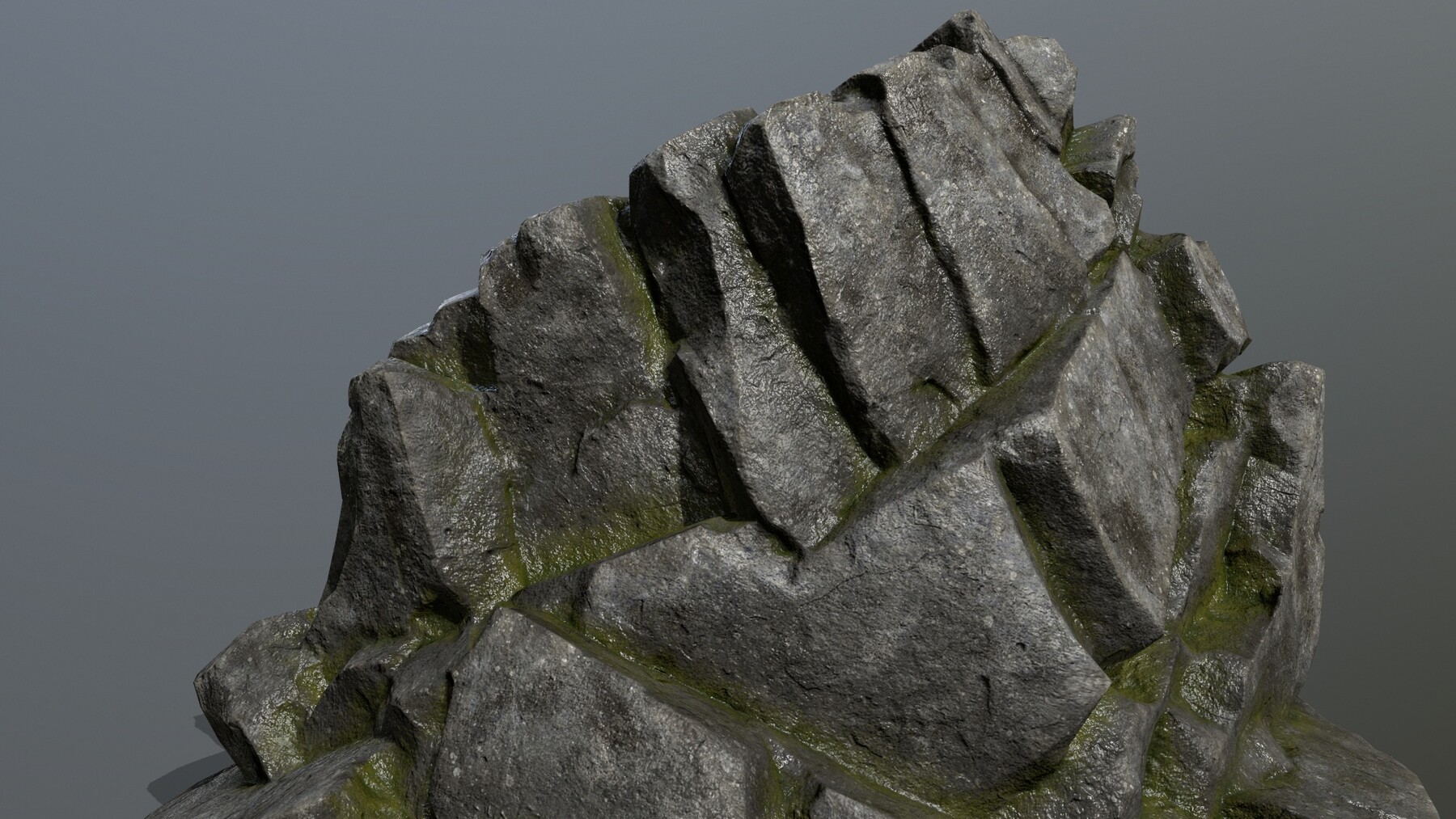 ArtStation - Mossy Rock Mountain | Game Assets