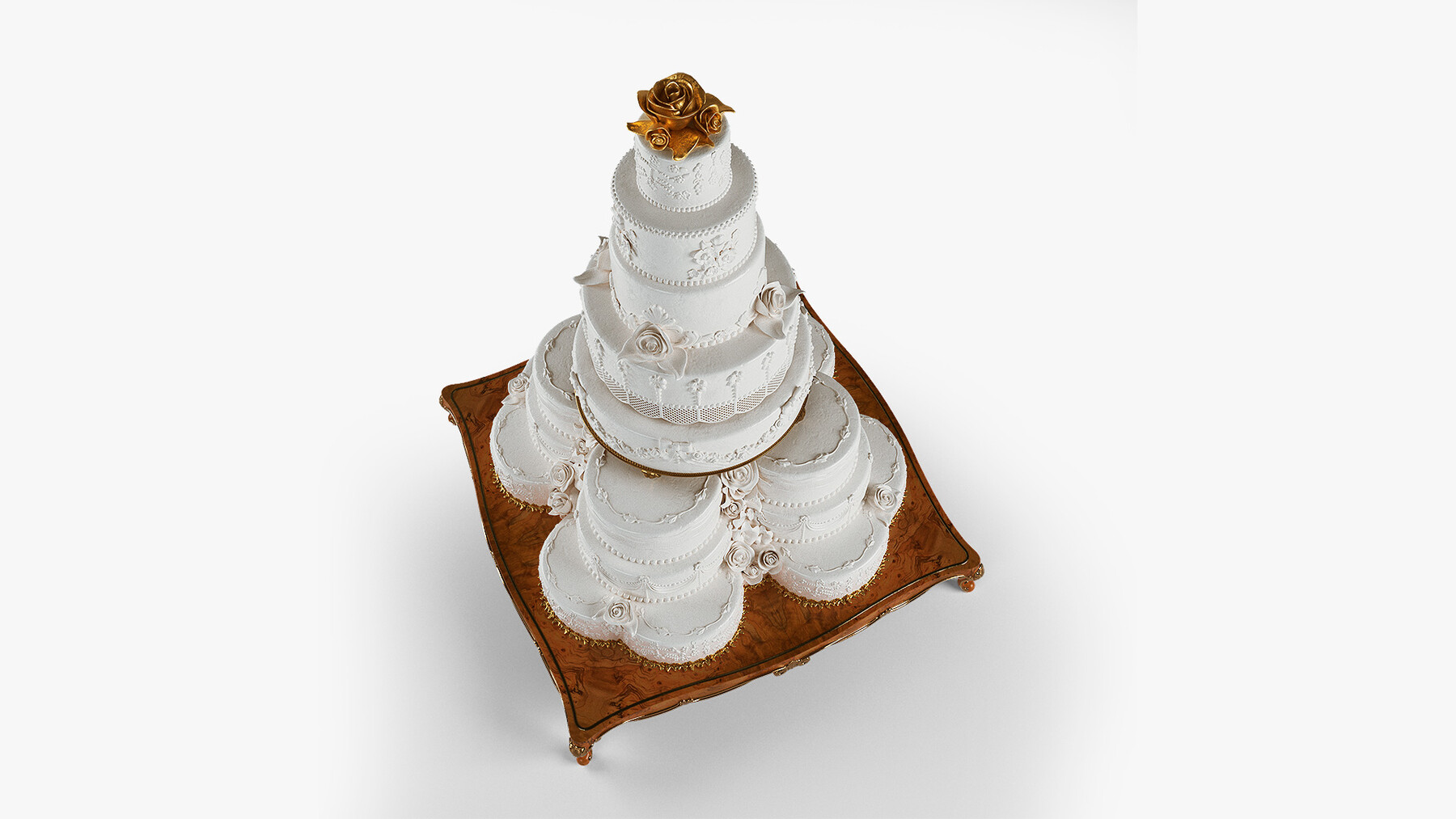 3D model Wedding Cake VR / AR / low-poly | CGTrader