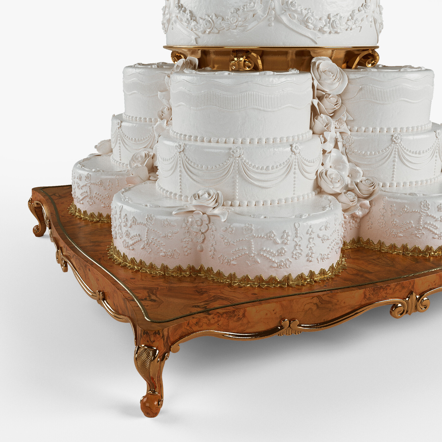 Top Tier Of Wedding Cake Decorated With Two Model Brides Closeup High-Res  Stock Photo - Getty Images