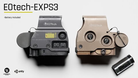 EOtech-EXPS3 Black and Tan