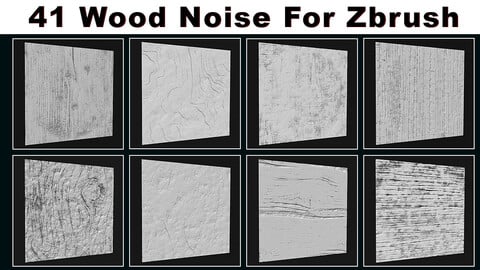 41 Wood Noise For Zbrush