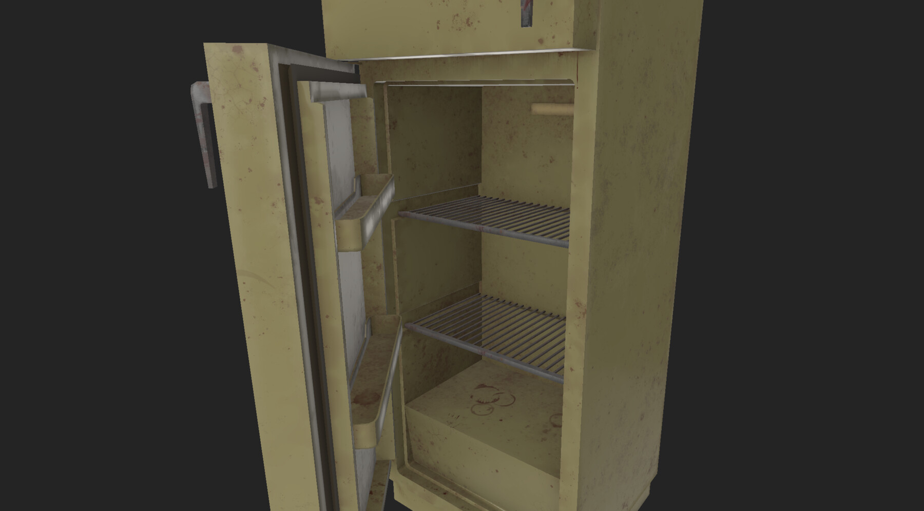 ArtStation - Game Ready Old Fridge | Game Assets