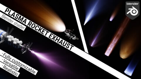 Rocket Exhaust Blender Shader
