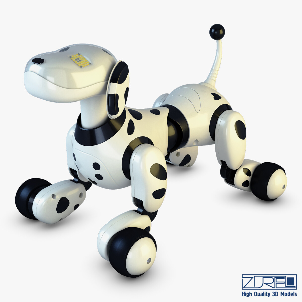 Artstation Zoomer Robot Dog Dalmatian