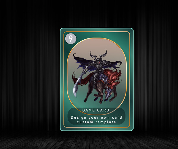 ArtStation - 2D TRADING CARD TEMPLATE FOR GAME | Artworks