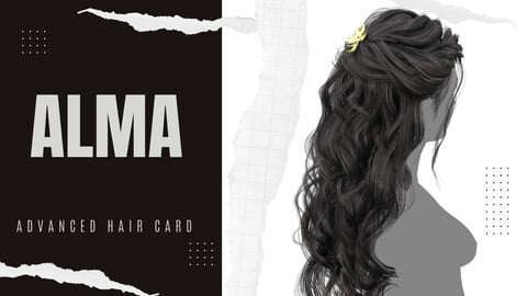 Alma Female Hair Card
