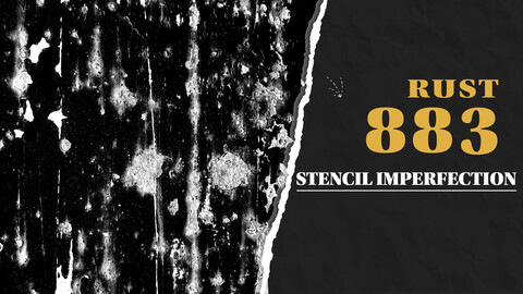 MEGA RUST PACK --- 883 High Quality Useful Stencil Imperfection vol.2