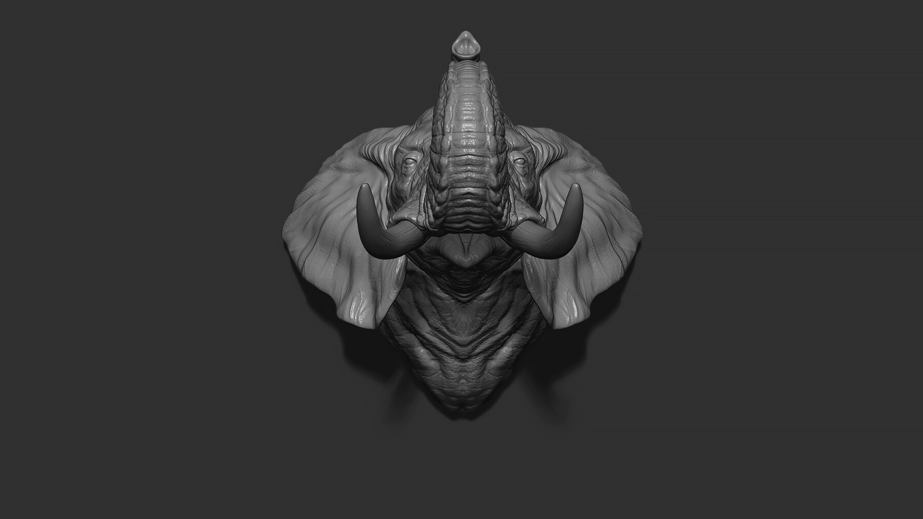 ArtStation - Elephant raised its trunk | Resources