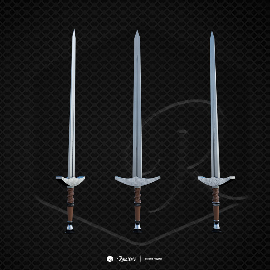 ArtStation - Medieval Sword #1 | Game Assets