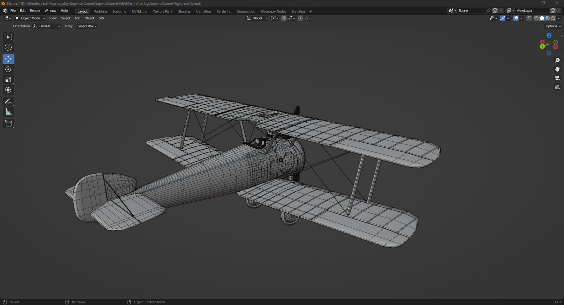 ArtStation Sopwith Camel ww1 airplane Resources