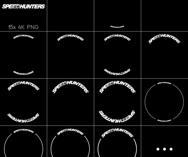 ArtStation - 15x Speedhunters tire sidewall 4K PNG decals | Game Assets