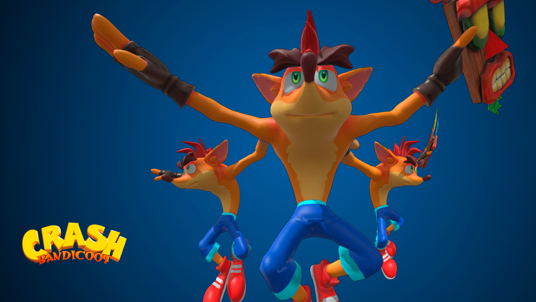 Artstation Crash Bandicoot Model Resources 