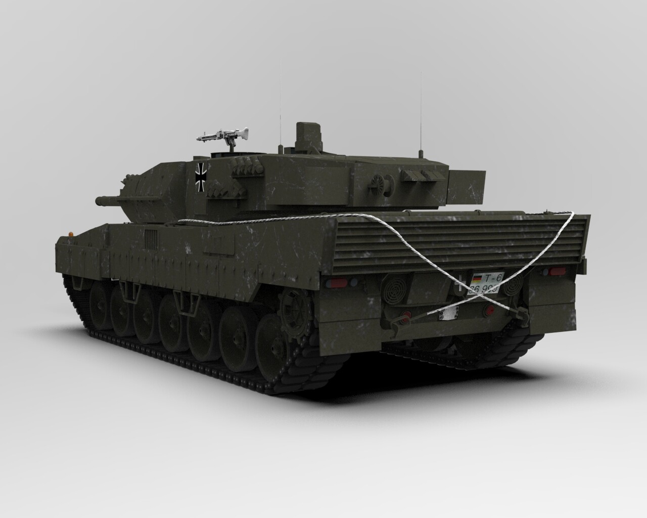 ArtStation - Leopard 2A6 Tank | Game Assets