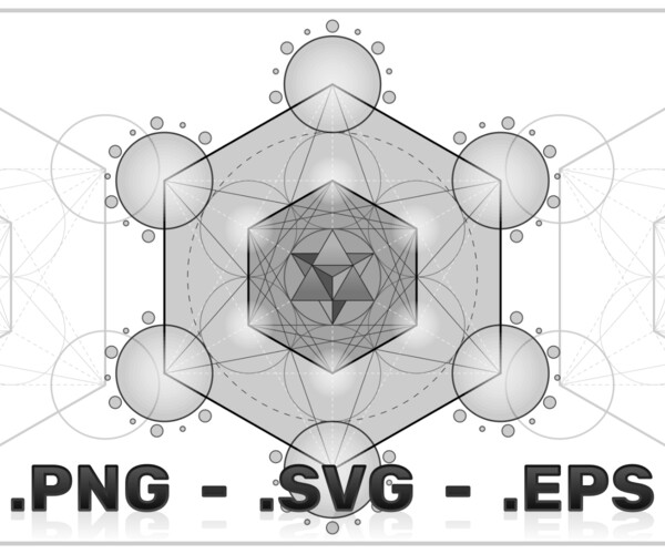 ArtStation - Metatron Symbol Vector Design | Artworks