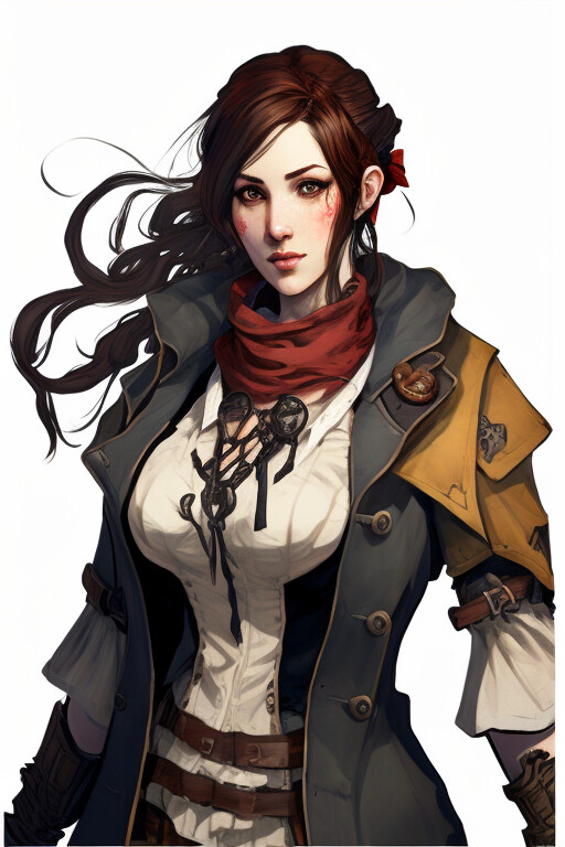 ArtStation - Novel Game Character 1950 png Midjourney art pack | Game ...
