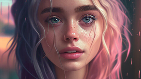 simple beauty 240 png Midjourney art pack