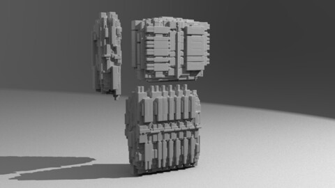 99+ Structural Greebles [Adobe Medium, Substance 3D Modeler]