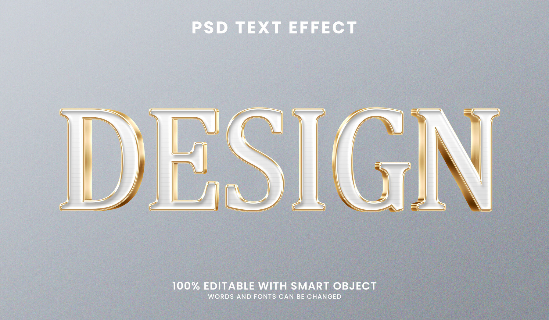 ArtStation - 3D Design. PSD fully editable text effect. Layer style PSD ...