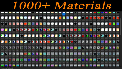 Basic Asset Pack: 1000+ Materials for UE4,5