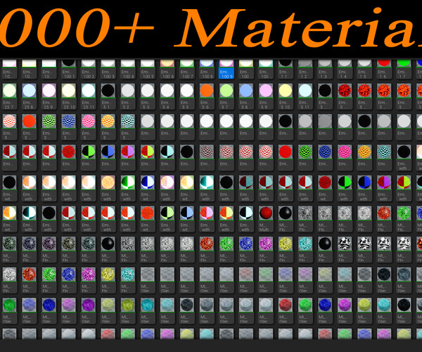 ArtStation - Basic Asset Pack: 1000+ Materials for UE4,5 | Resources