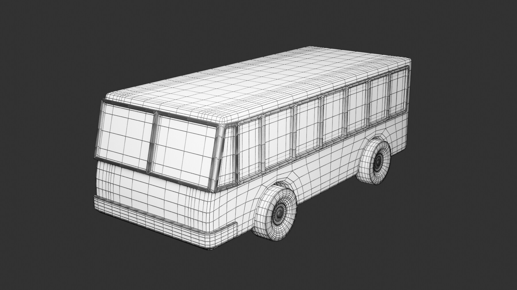 Artstation - Bus 3d Model 