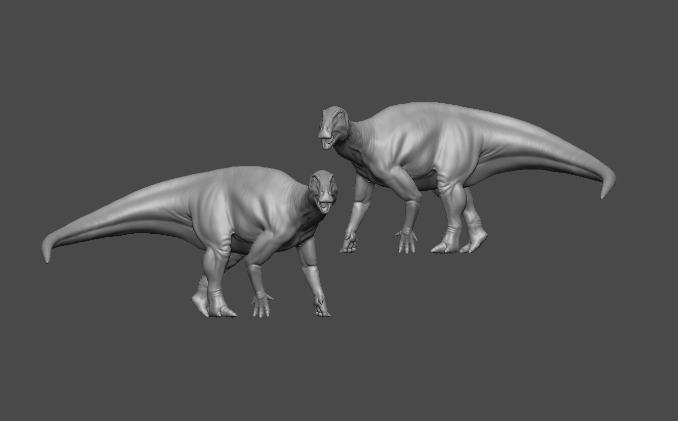 Artstation Dinosaur Pose 07 Resources