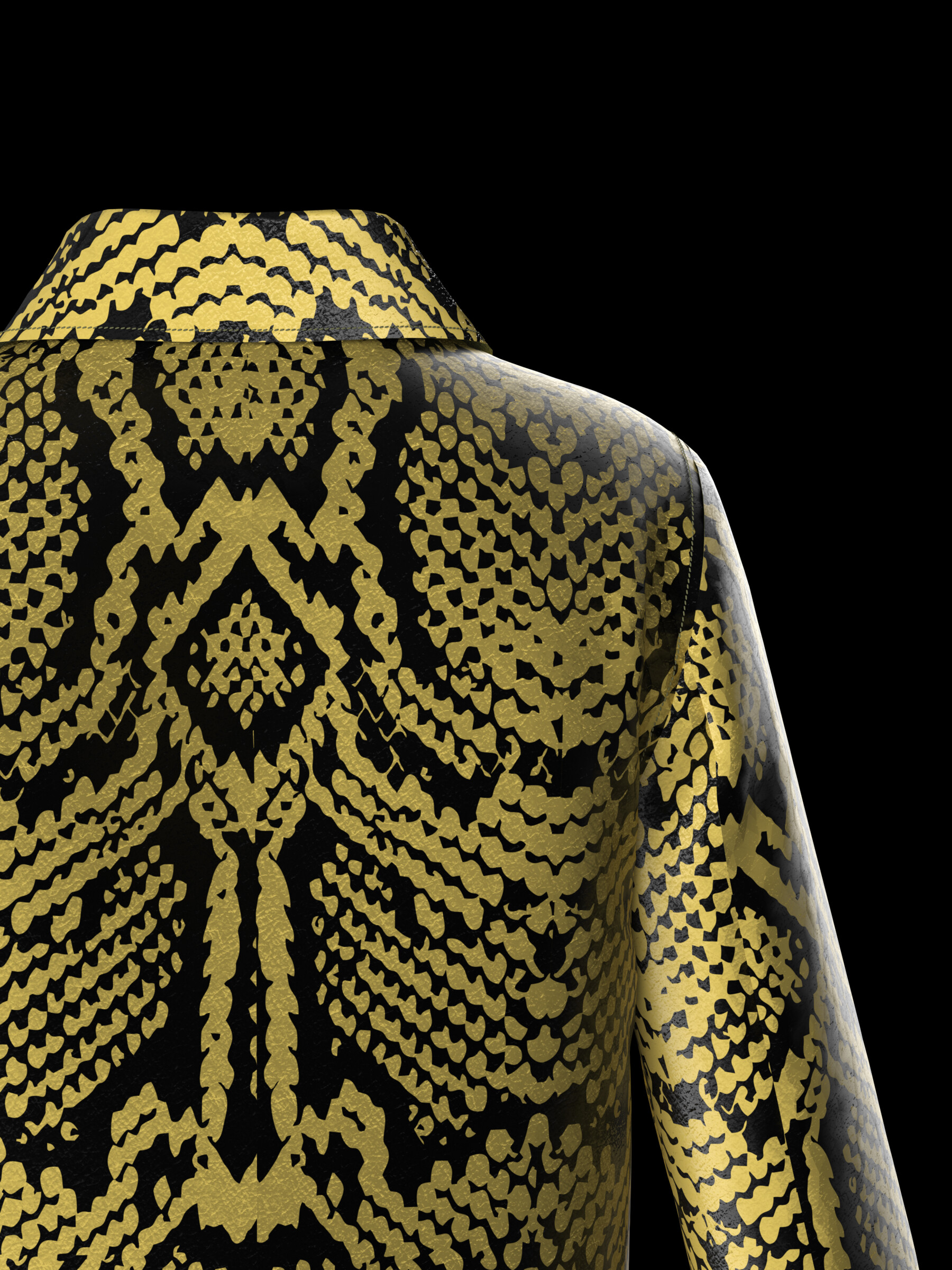 ArtStation - 3D SNAKE PATTERNED LEATHER JACKET | Resources