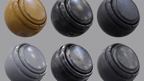 6 blender asset library material presets