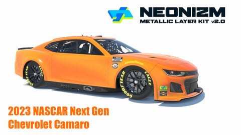 Neonizm Texture Tool Kit - iRacing NASCAR Next Gen Chevy Camaro