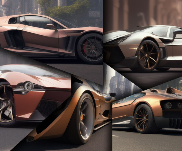 ArtStation 154 CyberPunk Car Reference (More Than 8K Resolution