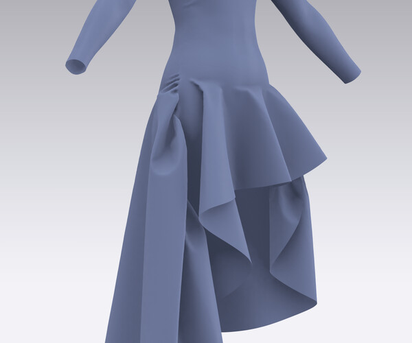 ArtStation - Dress Outfits MD CLO 3D ZPRJ ZPAC project files 3D model ...