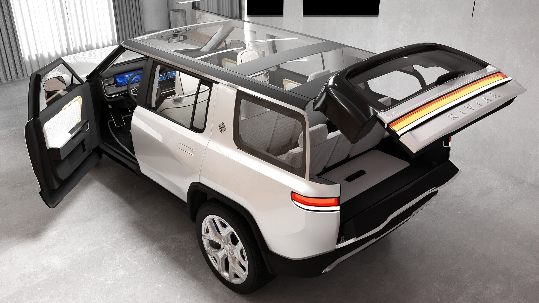 ArtStation Rivian R1S Adventurer Game Assets