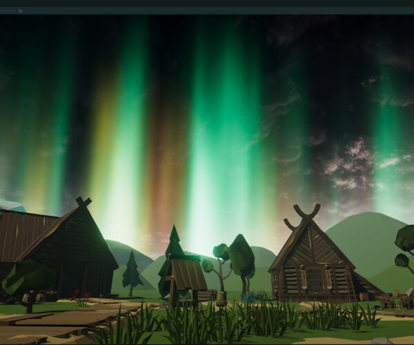 ArtStation - Unity VFX - Aurora Effect | Game Assets