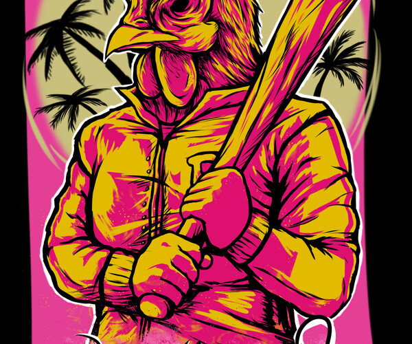 ArtStation Hotline Miami do you like hurting other people? Artworks