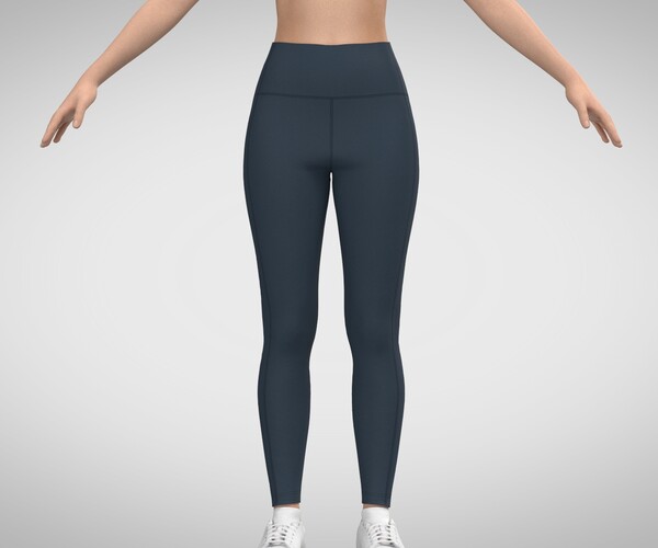 ArtStation - Women Leggings, Marvelous Designer, Clo +obj, fbx