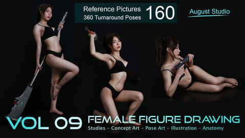 Female Figure Drawing - Vol 09 - Reference Pictures