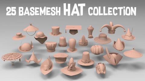 25 basemesh hat collection