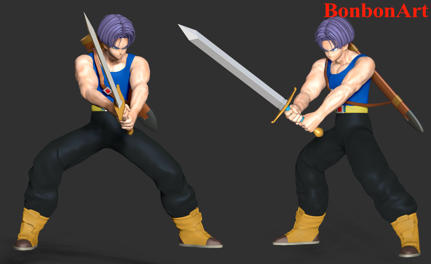 ArtStation Trunks Jump Force Resources