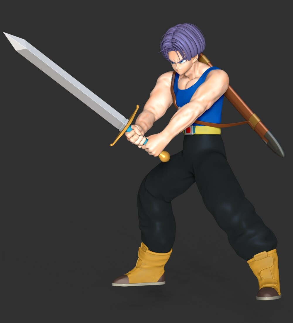 ArtStation - Trunks - Jump Force | Resources