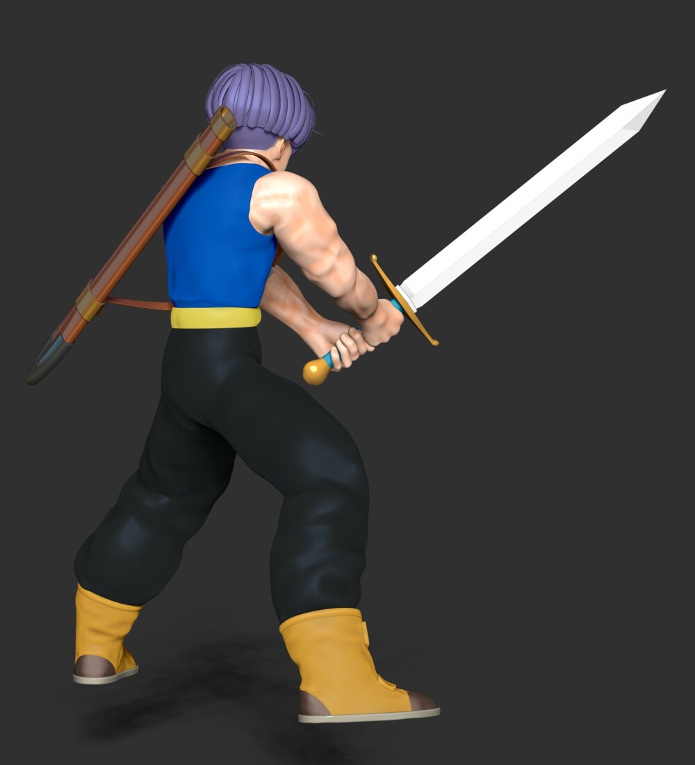 ArtStation Trunks Jump Force Resources