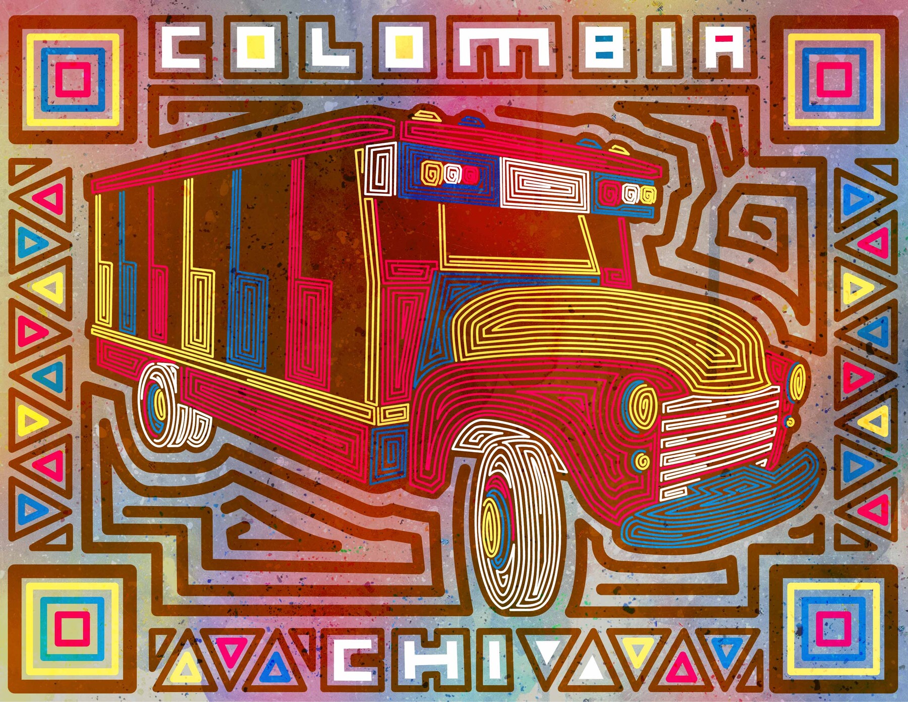 ArtStation Colombian Mola Art Arte Mola Colombiano Artworks