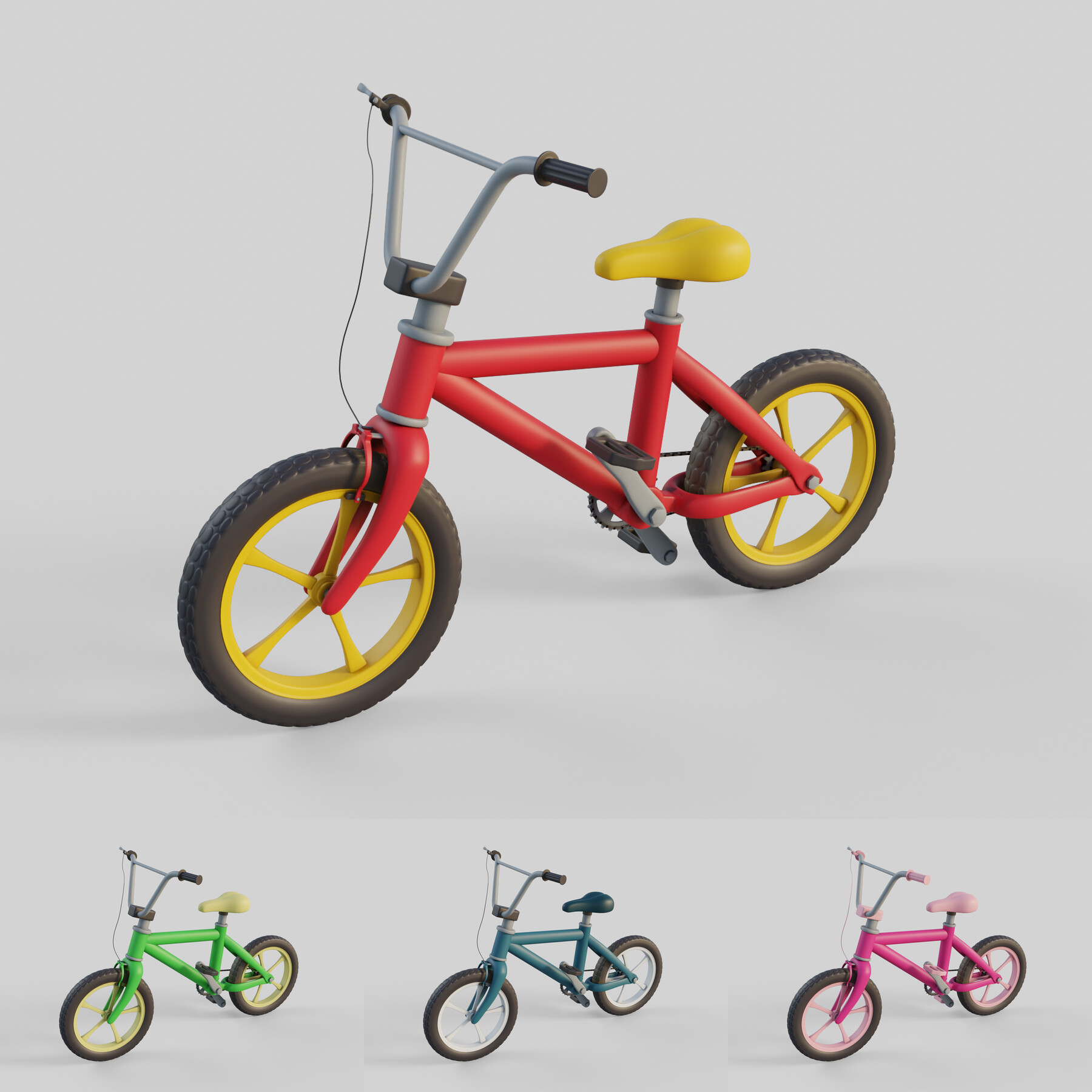 ArtStation Cartoon Bike Resources