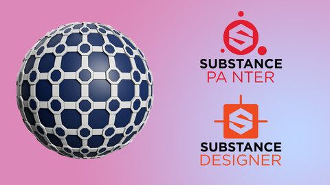 Textures & Metal Plates Scifi 4K - Substance 3D