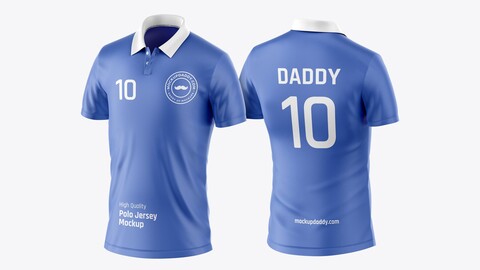 Men's Polo T-shirt Mockup