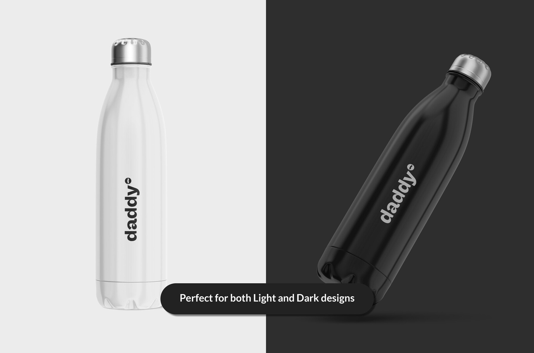 ArtStation Stainless Steel Bottle Mockup Artworks
